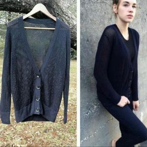 New Monika Chiang cashmere boyfriend cardigan Mc